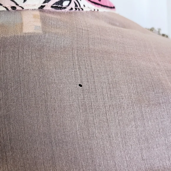 Allen B by Allen Schwartz Boho Silk Long Flare Sleeve Tunic Size L NWT - Picture 11 of 11